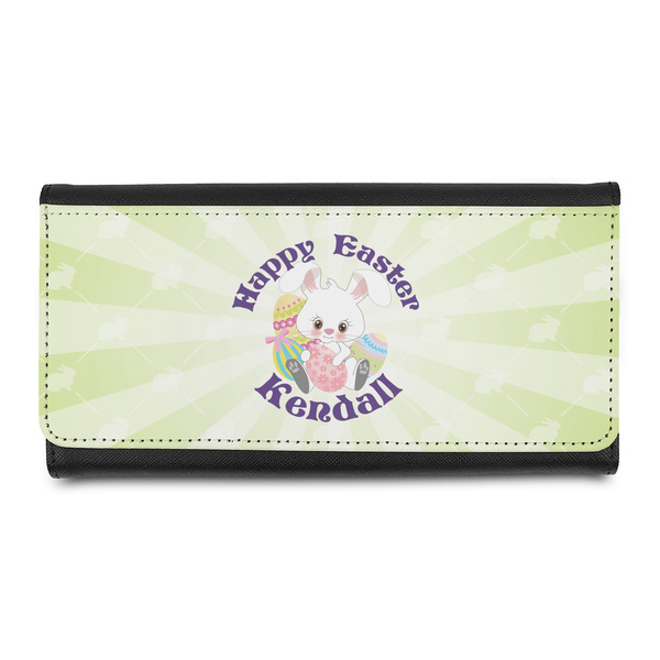 Custom Easter Bunny Leatherette Ladies Wallet (Personalized)