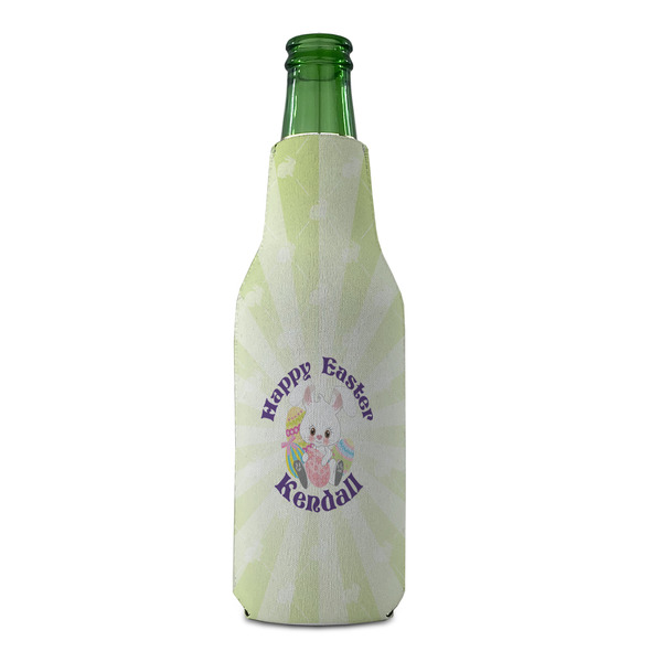 Easter Bunny Zipper Bottle Cooler - FRONT (bottle)