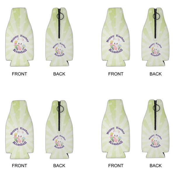 Easter Bunny Zipper Bottle Cooler - Set of 4 - APPROVAL