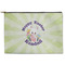 Easter Bunny Zipper Pouch - Large - 12.5"x8.5" (Personalized)