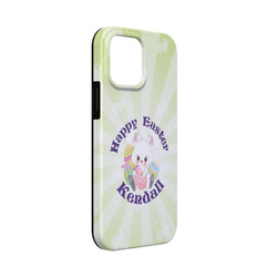 Easter Bunny iPhone Case - Rubber Lined - iPhone 13 Mini (Personalized)