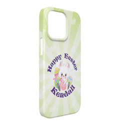 Easter Bunny iPhone Case - Plastic - iPhone 13 Pro Max (Personalized)