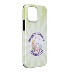 Easter Bunny iPhone Case - Rubber Lined - iPhone 13 Pro Max (Personalized)