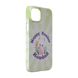 Easter Bunny iPhone Case - Plastic - iPhone 14 (Personalized)