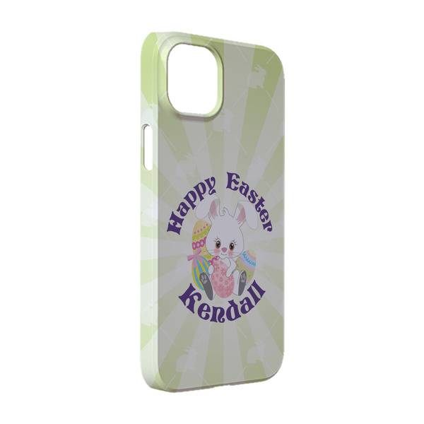 Custom Easter Bunny iPhone Case - Plastic - iPhone 14 (Personalized)