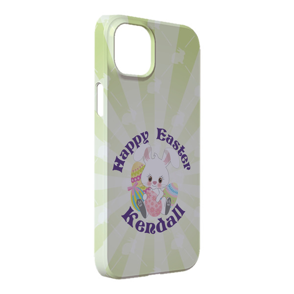 Custom Easter Bunny iPhone Case - Plastic - iPhone 14 Pro Max (Personalized)