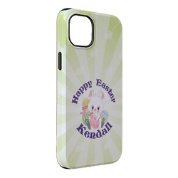 Easter Bunny iPhone Case - Rubber Lined - iPhone 14 Pro Max (Personalized)