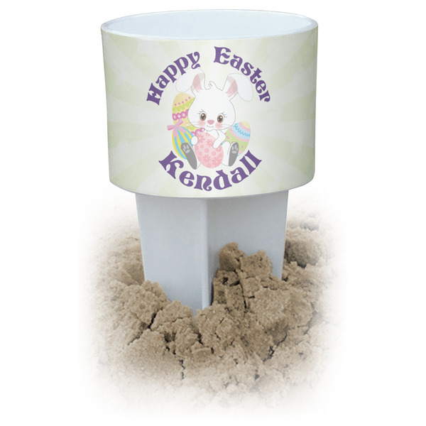 Custom Easter Bunny Beach Spiker Drink Holder (Personalized)
