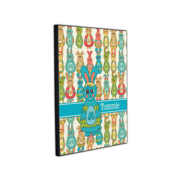 Fun Easter Bunnies 11x14 Wood Print - Angle View