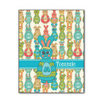 Fun Easter Bunnies Wood Print - 11x14 (Personalized)