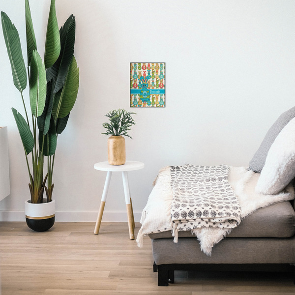 Fun Easter Bunnies 11x14 Wood Print - In Context