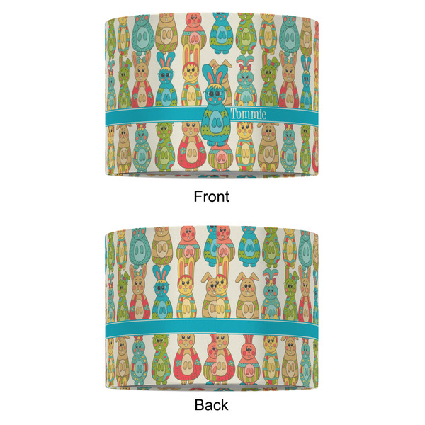 Fun Easter Bunnies 12" Drum Lampshade - APPROVAL (Fabric)