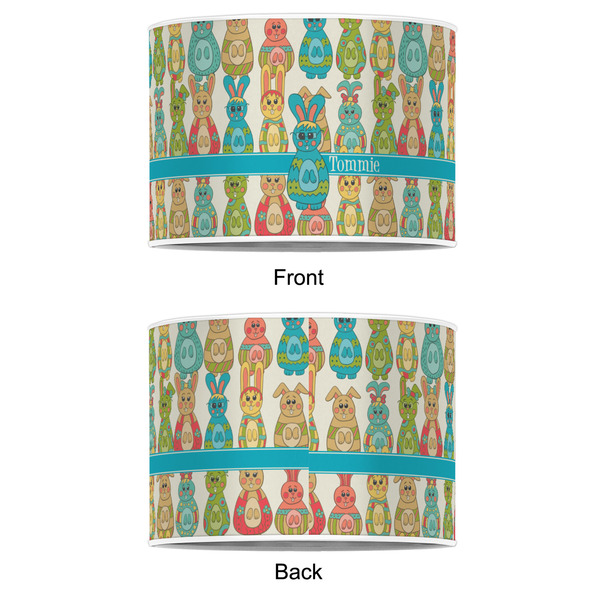 Fun Easter Bunnies 12" Drum Lampshade - APPROVAL (Poly Film)