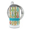 Fun Easter Bunnies 12 oz Stainless Steel Sippy Cups - FULL (back angle)