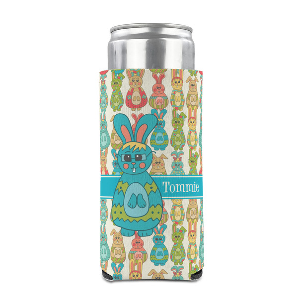 Fun Easter Bunnies 12oz Tall Can Sleeve - FRONT (on can)