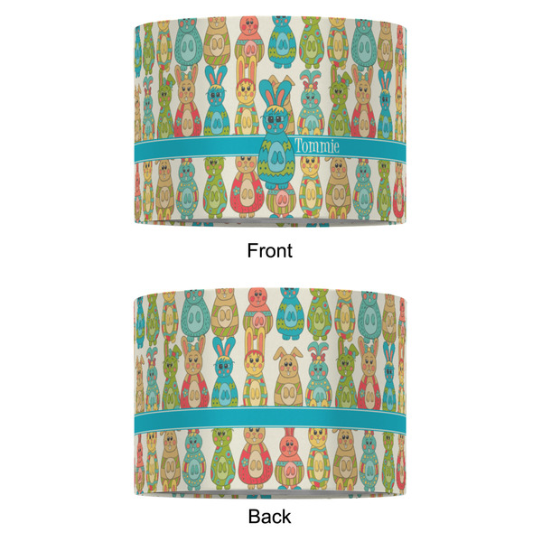 Fun Easter Bunnies 16" Drum Lampshade - APPROVAL (Fabric)