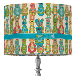 Fun Easter Bunnies 16" Drum Lamp Shade - Fabric (Personalized)