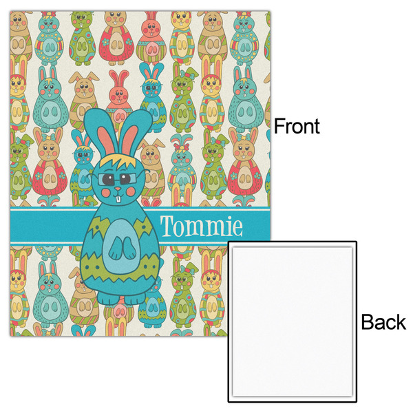 Fun Easter Bunnies 16x20 - Matte Poster - Front & Back