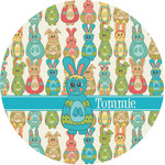 Fun Easter Bunnies Multipurpose Round Labels - 2" (Personalized)