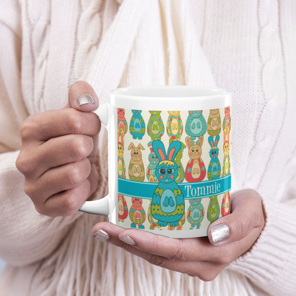 Fun Easter Bunnies 20oz Coffee Mug - LIFESTYLE