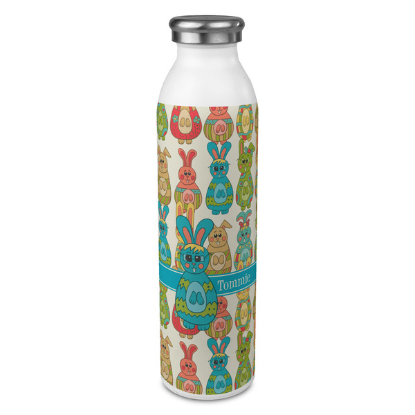 Custom Fun Easter Bunnies 20oz Stainless Steel Water Bottle - Full Print (Personalized)