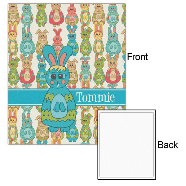 Fun Easter Bunnies 20x24 - Matte Poster - Front & Back