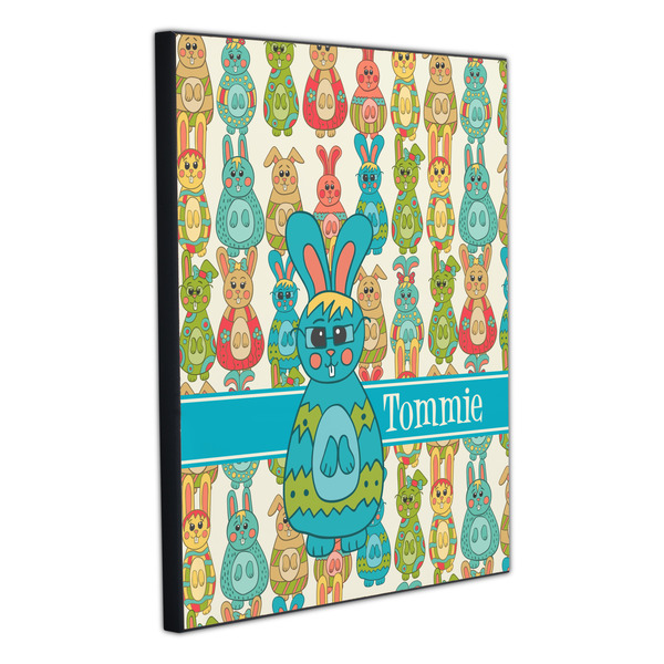 Fun Easter Bunnies 20x24 Wood Print - Angle View