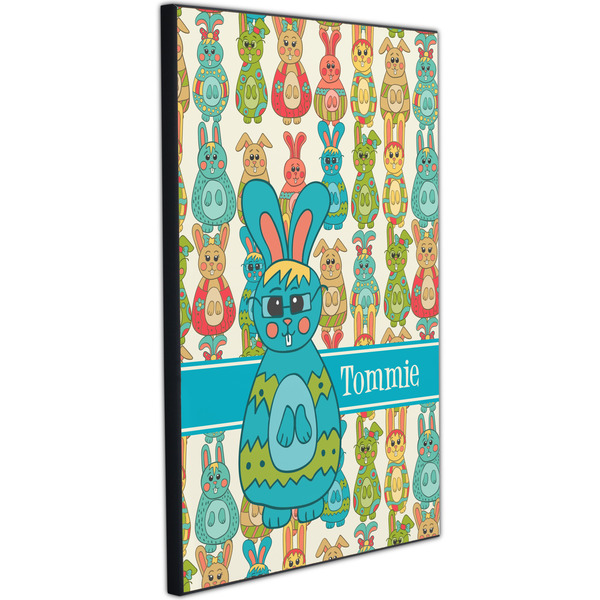 Fun Easter Bunnies 20x30 Wood Print - Angle View