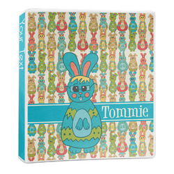 Fun Easter Bunnies 3-Ring Binder - 1 inch (Personalized)