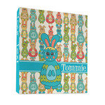 Fun Easter Bunnies 3 Ring Binder - Full Wrap - 1" (Personalized)
