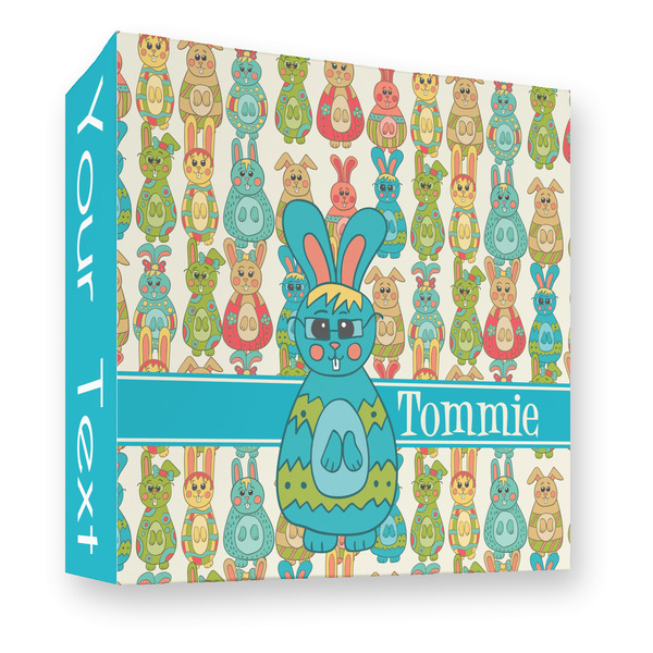 Fun Easter Bunnies 3 Ring Binders - Full Wrap - 3" - FRONT