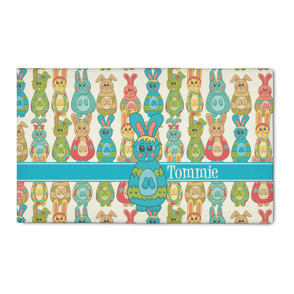 Custom Fun Easter Bunnies 3' x 5' Indoor Area Rug (Personalized)