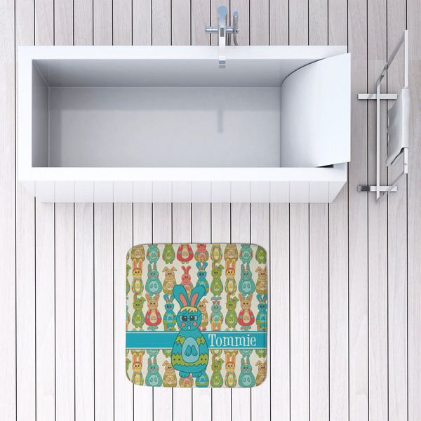 Fun Easter Bunnies 48x48 Foam Memory Mat - LIFESTYLE