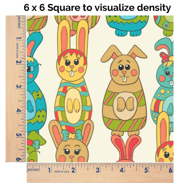 Fun Easter Bunnies 6x6 Swatch of Fabric