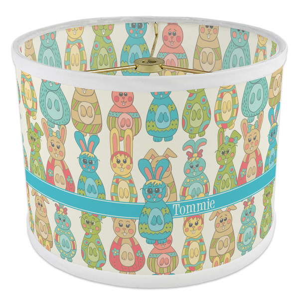 Fun Easter Bunnies 8" Drum Lampshade - ANGLE Poly-Film