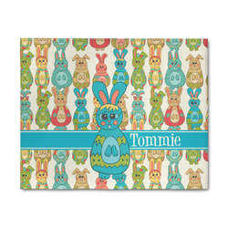 Fun Easter Bunnies 8' x 10' Patio Rug (Personalized)