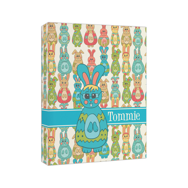 Fun Easter Bunnies 8x10 - Canvas Print - Angled View