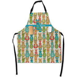 Fun Easter Bunnies Apron With Pockets w/ Name or Text
