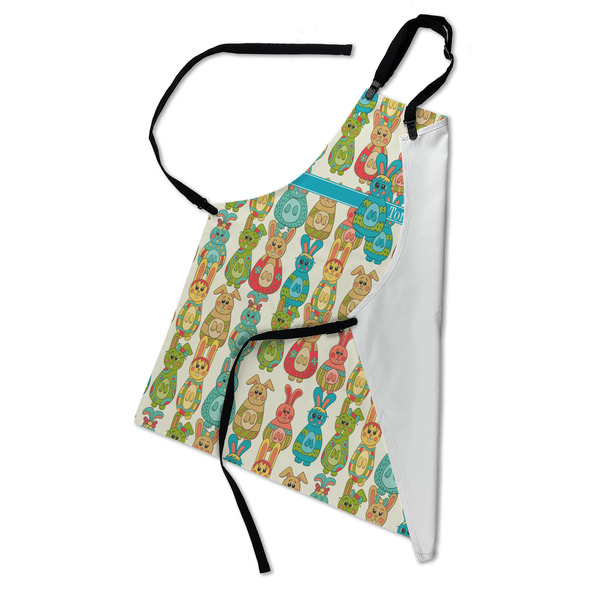 Fun Easter Bunnies Apron - Folded