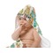 Fun Easter Bunnies Baby Hooded Towel on Child
