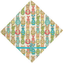 Fun Easter Bunnies Dog Bandana Scarf w/ Name or Text