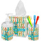 Fun Easter Bunnies Acrylic Bathroom Accessories Set w/ Name or Text