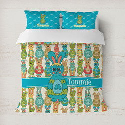 Fun Easter Bunnies Duvet Cover (Personalized)