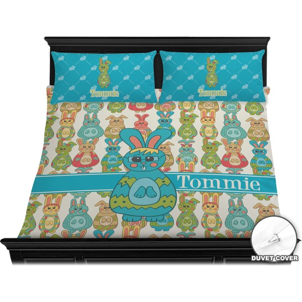Fun Easter Bunnies Bedding Set (King) - Duvet