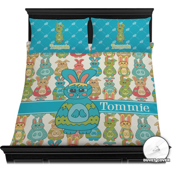 Fun Easter Bunnies Bedding Set (Queen) - Duvet