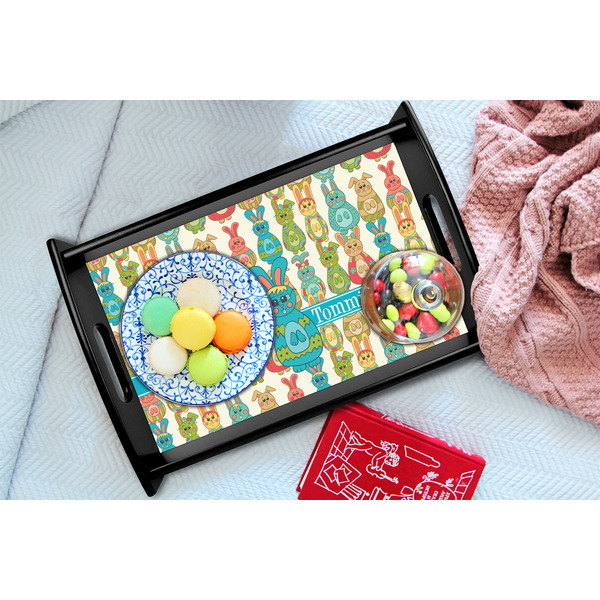 Fun Easter Bunnies Black Tray - Lifestyle (UPDATED)