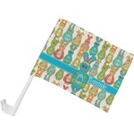 Fun Easter Bunnies Car Flag - Small w/ Name or Text