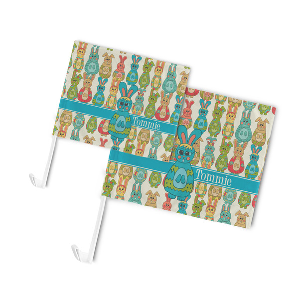 Fun Easter Bunnies Car Flags - PARENT MAIN (both sizes)