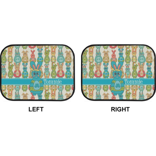 Fun Easter Bunnies Car Floor Mats (Back Seat) (Approval)