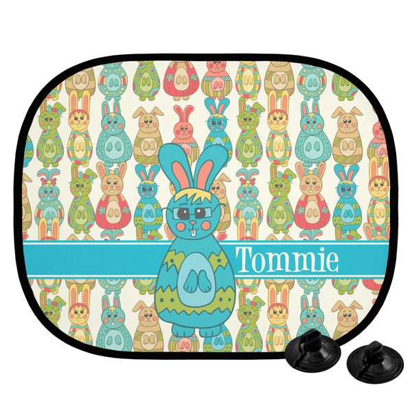 Custom Fun Easter Bunnies Car Side Window Sun Shade (Personalized)